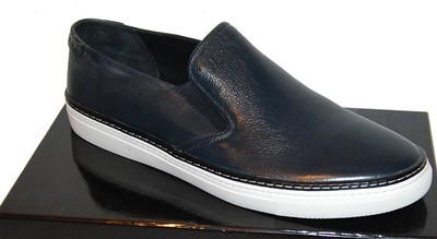 Carlo Pazolini Men's Navy White Outsole Loafers Sneakers Shoes Size EU 45 US 12