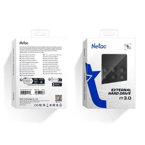 Netac K390 1TB 2TB External Portable Hard Drive HDD Independent Button Password - Picture 9 of 10