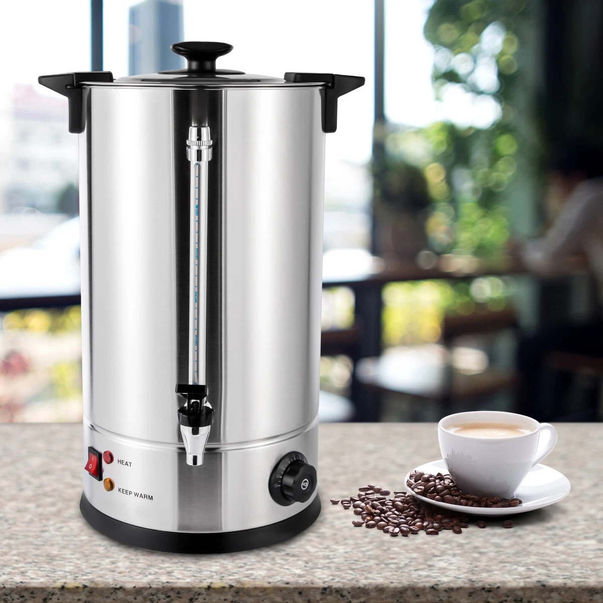 Electric 15L Catering Hot Water Boiler Commercial Coffee Tea Urn