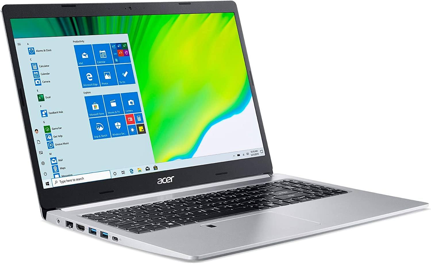 Acer Aspire 5 15.6-inch Laptop with AMD Ryzen 3 Processor-image