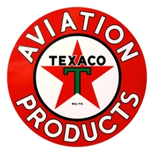 Texaco Aviation Products 12" Vinyl Decal (DC137)