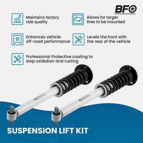 6" Front Nitrogen Shocks Struts Assembly For Ford F150 4WD 2014-23 - Picture 5 of 12