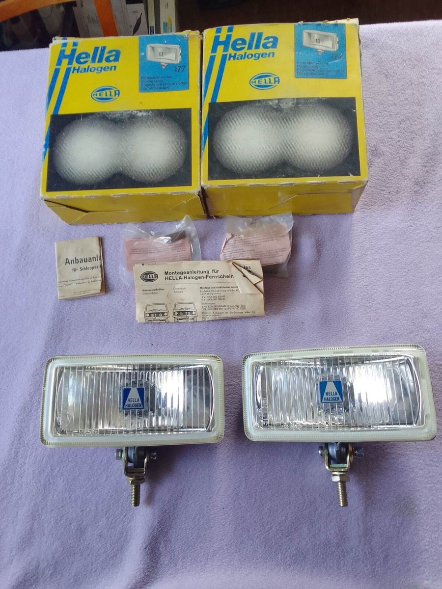 Hella 177 Chrome driving lamps Lights NEW | eBay