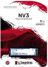 Kingston NV3 1TB Hard Disk SSD Interno M.2 2280 NVMe PCIe 4.0 6000/4000 MB/s