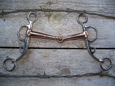 Bit - SS Argentine Snaffle with Copper Mouth
