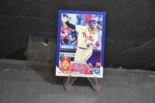 2023 Topps Series 1 baseball base set PARALLEL CARDS royal blue #3 bryce harper
