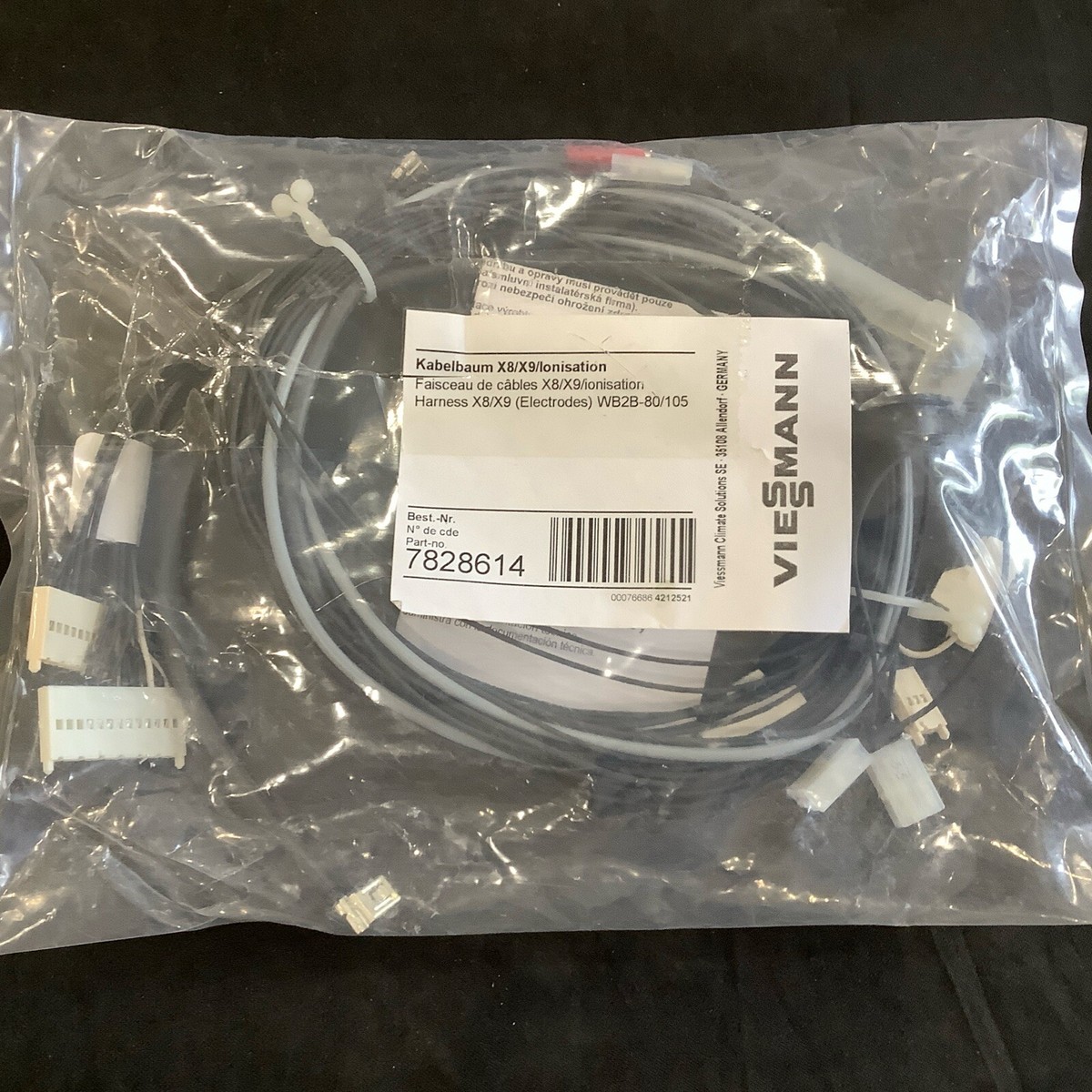 Viessmann 5048 H0 電気連結器 5セット Viessmann Wiring Harness X8, X9 With Ionization Cable 7828614 @59