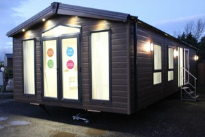 Details About Oakwood Light Lodge 40x14 2 Bed Log Cabin Mobile Park Home Annex