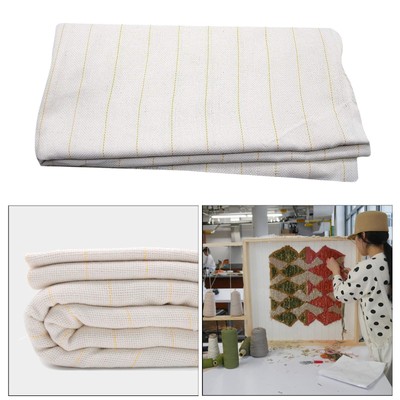 Tufting-Tuch 150x200 Cm Mit Markierungslinien – Für Teppich-Tufting-Pistole & Stanznadel, 35% Baumwolle, 65% Polyester