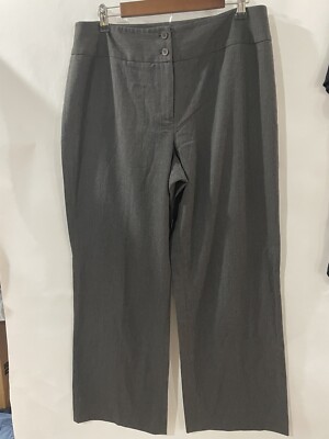 Jones New York Ladies Size 14 Gray Dress Pants | eBay