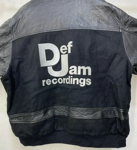Def Jam Recordings Leather Jacket Run 
