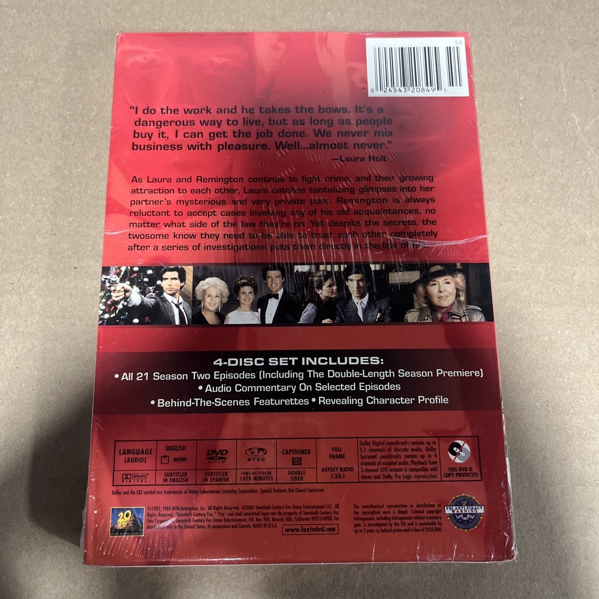 Remington Steele: Season 2 (Unopened 4 Disc-Set) 24543620440| eBay