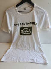 Vintage Tshirt Malawi Carlsberg Beer Give A Guy A Green Medium
