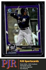 2018 Bowman Draft #BDC-19 Arbert Cipion Brewers  Chrome Purple Refractor