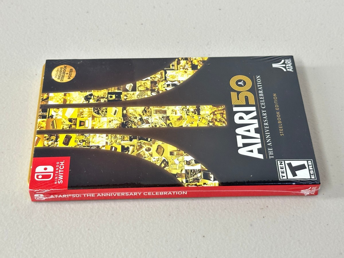 New! Atari 50: The Anniversary Celebration w/SteelBook (Nintendo