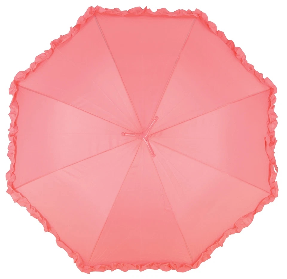 Esschert Design Parasol FLAMINGO Rose à Volants Rüschen - Photo 4/4