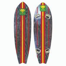 Kahuna Creations-Shaka Kahili Rocker Fish Tail Longboard DECK ONLY Blemished