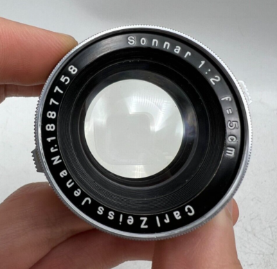 Contax III 35mm Film Rangefinder Camera w/ Carl Zeiss Sonnar 50mm
