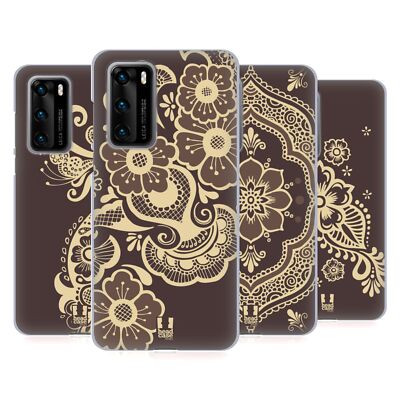 HEAD CASE DESIGNS HENNA SOFT GEL CASE FOR HUAWEI PHONES 4
