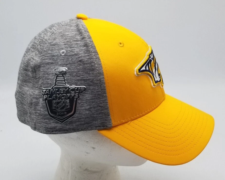 Gorra Fanatics Pro NASHVILLE PREDATORS Stanley Cup Playoffs 2019 Flex Fit para hombre M/L Foto 3 de 4