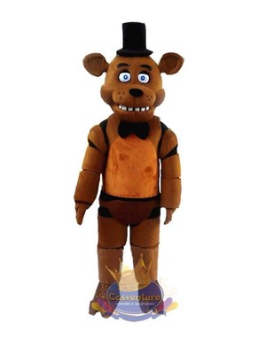 Five Nights At Freddy S Mascot Costume Fnaf Freddy Fazbear Cosplay Halloween Ebay