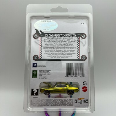 Hot Wheels Collectors RLC Exclusive 69 Chevrolet Camaro SS GXJ16
