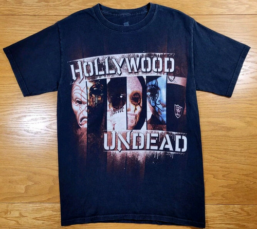 Hollywood Undead T-shirt Men's Small Black White Adult Rap Rock Band Music Group