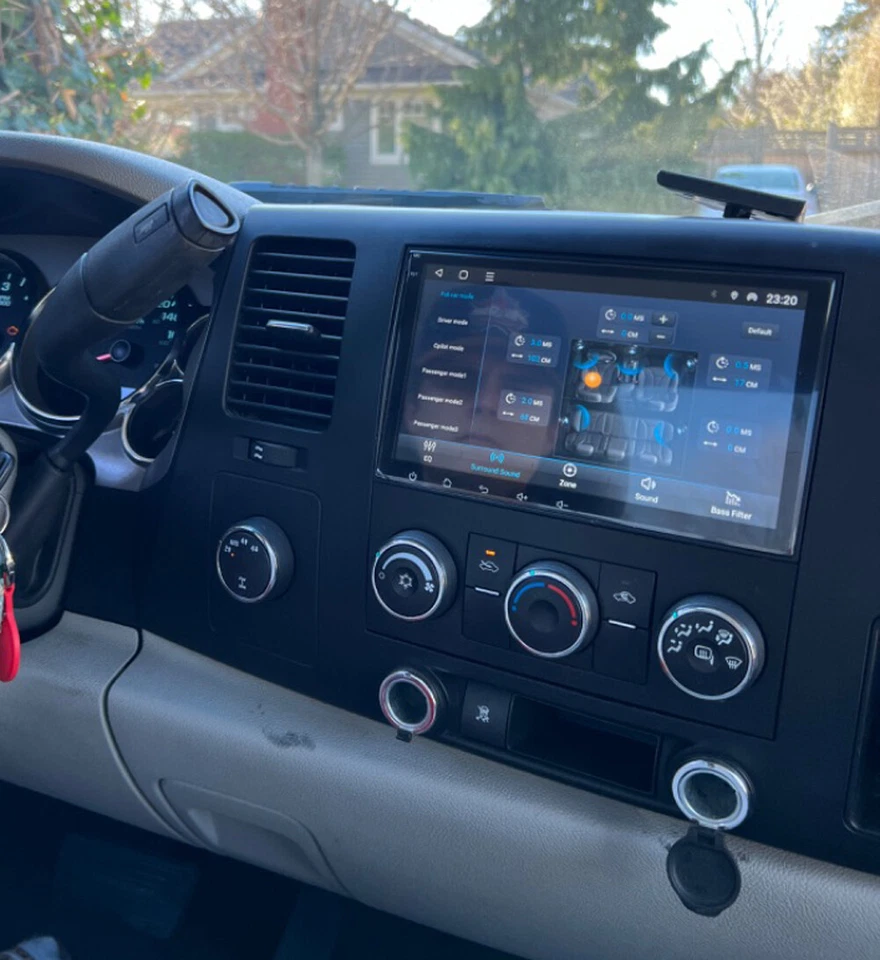 For GMC Sierra 2007-2013 8" Apple Carplay Radio Android 14 GPS WIFI BT - Image 3 of 4