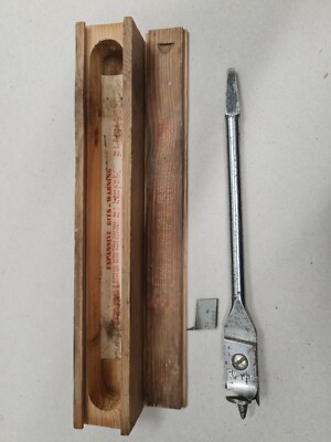 Vintage W. Marples No: 1526 Expansion Bit with two Cutters OVP