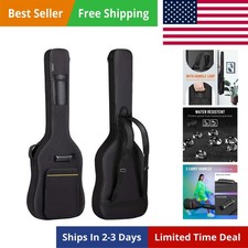 Bass Guitar Bag Gig Bag 0.3in Padding Black Padded Backpack Soft Electric Bas...