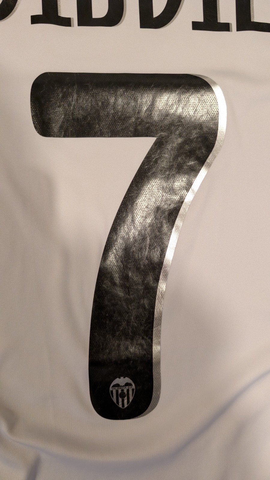 Valencia 2009/10 Home Shirt David Villa 7