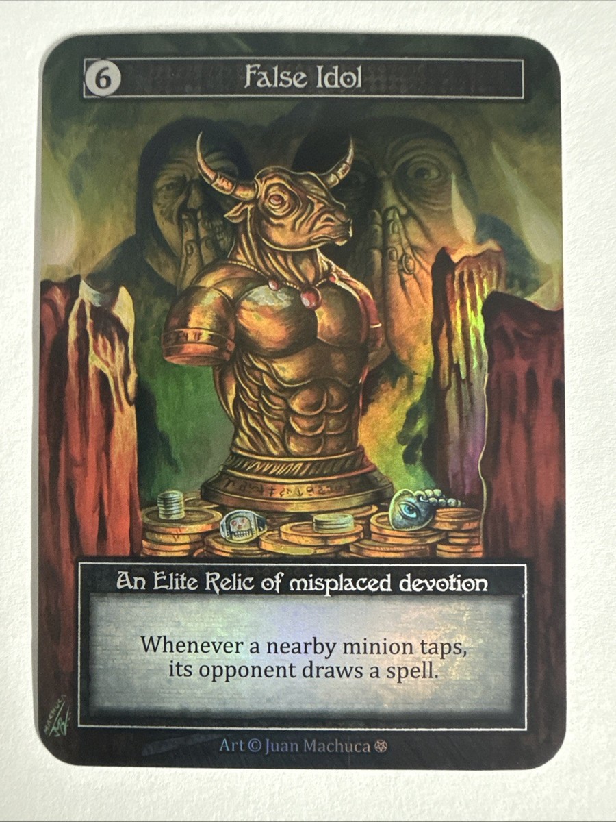 Sorcery: Contested Realm Gothic False Idol Elite Foil NM | eBay