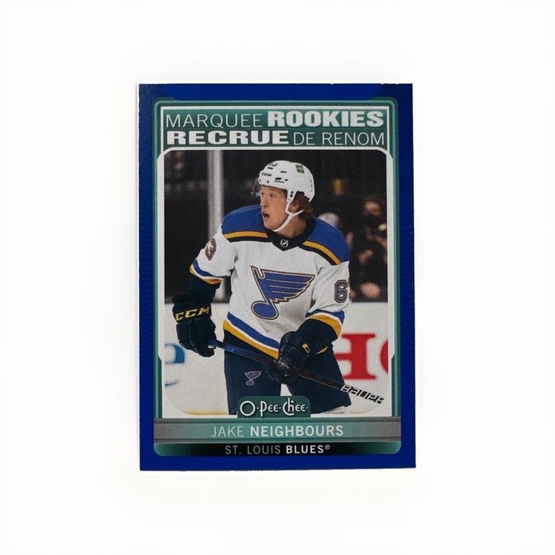 Upper Deck O-Pee-Chee Update Marquee Rookies Jake Neighbours Blues #614