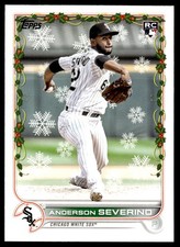 2022 Topps Holiday Anderson Severino Rookie Chicago White Sox #HW49