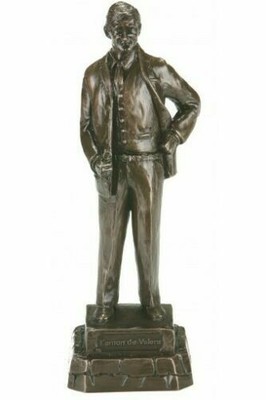 Eamon De Valera Figure Cold Cast Bronze Sculpture 26cm