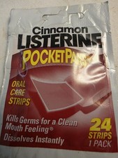Listerine CINNAMON Pocketpaks 24 Strips 1 Pk Breath Strips Multiple Avail NOS