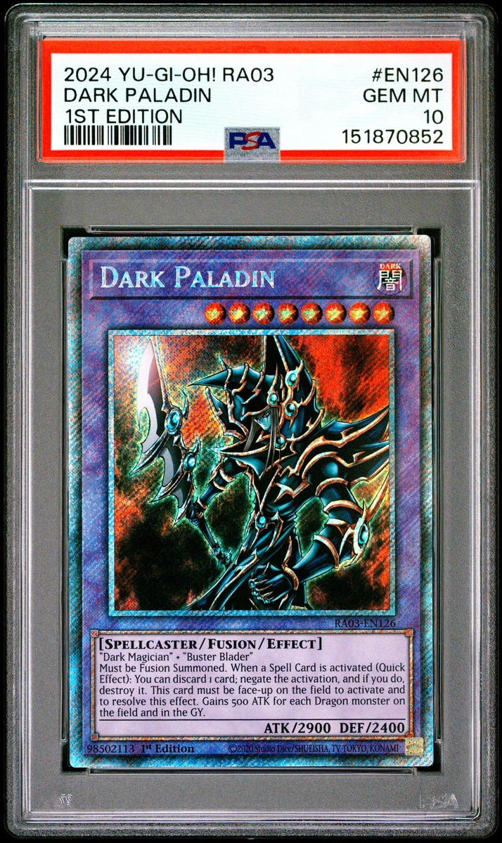 Dark Paladin Yu-Gi-Oh! TCG Professional Sports Authenticator (PSA