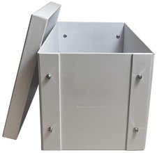 CheckOutStore White 7" Vinyl Record 45 RPM Storage Box II