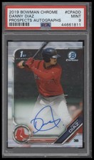 2019 BOWMAN CHROME DANNY DIAZ CPA-DD MINT 1ST RC AUTOGRAPH PSA 9 BOSTON RED SOX