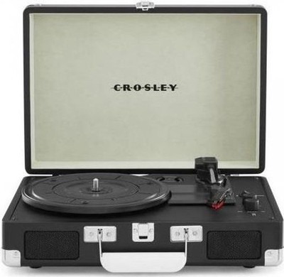 Audio & Hi-Fi - Crosley: Cruiser Plus Portable Turntable (Chalkboard)- Now With