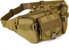 Huntvp Taktische Gürteltasche Sport Hüfttasche Molle Bauchtasche Wasserabweisend