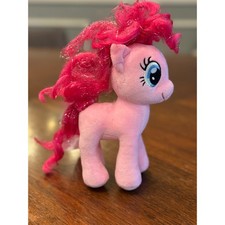 My Little Pony Pinkie Pie TY Sparkle Beanie Baby 2015 7" Plush CLEAN Balloons