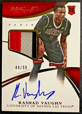 RASHAD VAUGHN 2015-16 Panini Immaculate Collection Rookie Patch Autograph 44/99