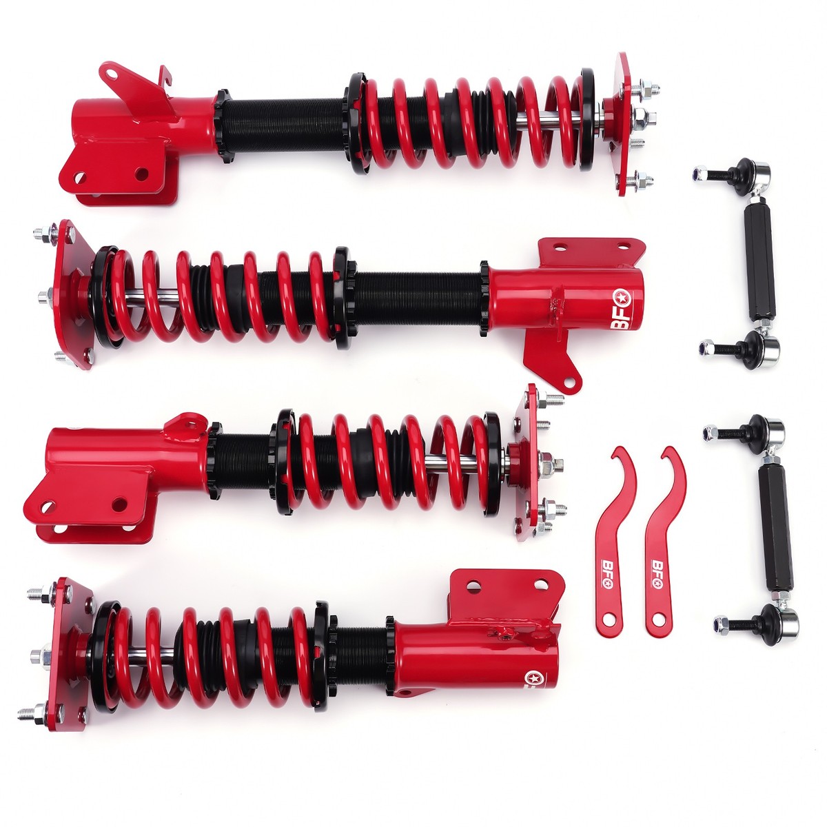 Coilovers Shocks Struts Kit for Mazda Protege 99-03 323 1999-2003
