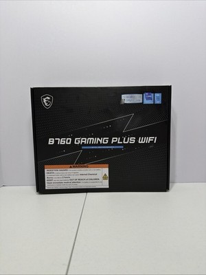 MSI B760 Gaming Plus WiFi Intel Motherboard DDR5 - New