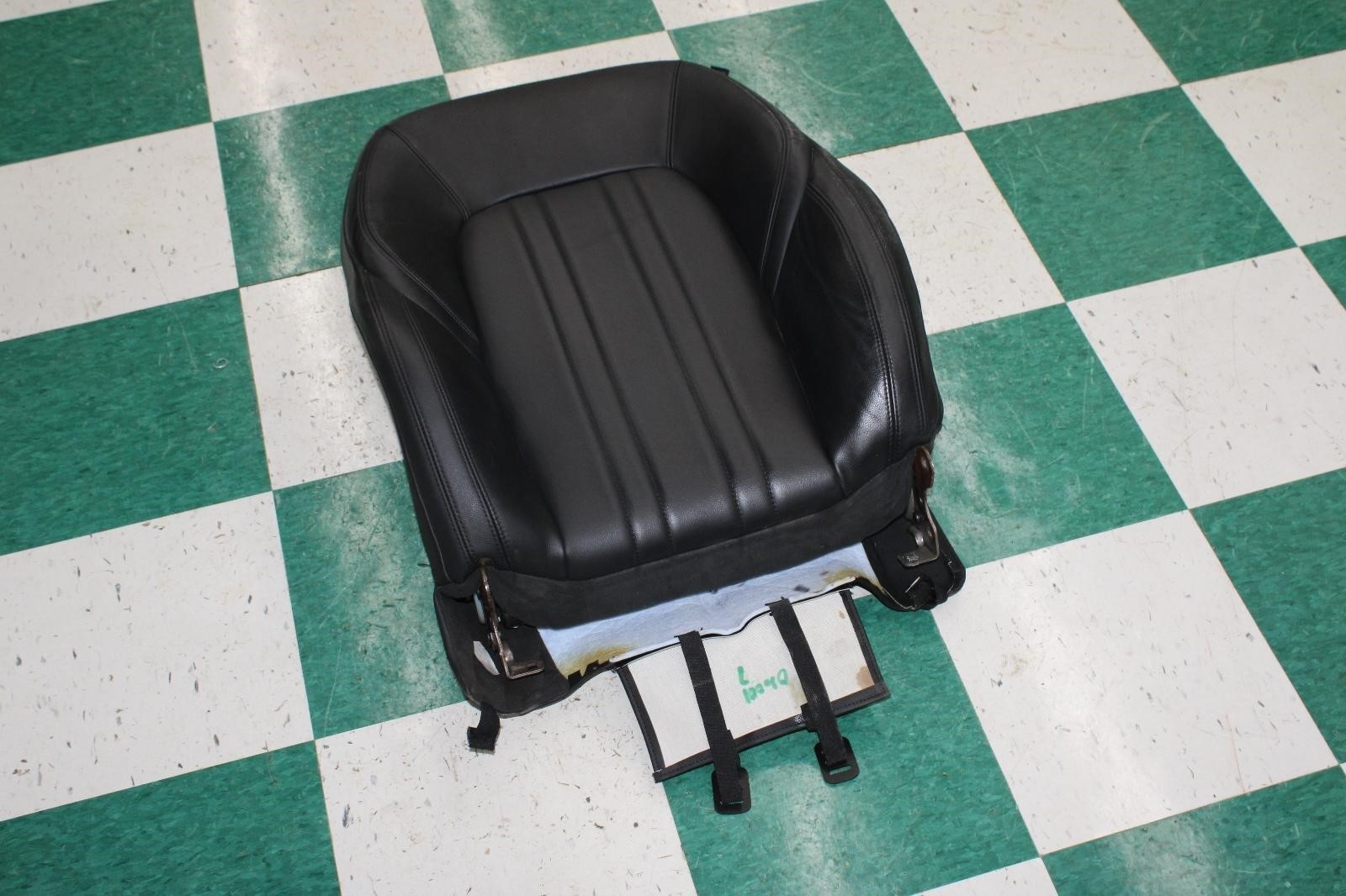 ⚠️-BAG⚠️ 14-17 Ghibli Black Leather Front Driver Side Left LF Seat Upper Cushion