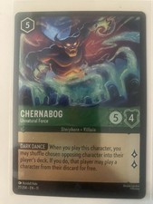 Disney Lorcana TCG Chernabog - Unnatural Force 77/204 Foil Super Rare EN