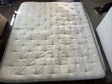 Sleep Number C2 California King Bed Mattress Zip Top/Bottom Fabric Cover ONLY