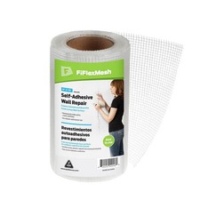 Fiberglass Drywall Joint Tape 6 in x 75 ft Self-Adhesive Mesh Crack Repair