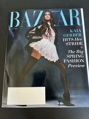 HARPER'S BAZAAR MAGAZINE Kaia Gerber THE RESET ISSUE FEBRUARY 2026 Get It Fast